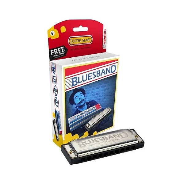 Gaita Diatônica Hohner Blues Band 559/20 G Sol