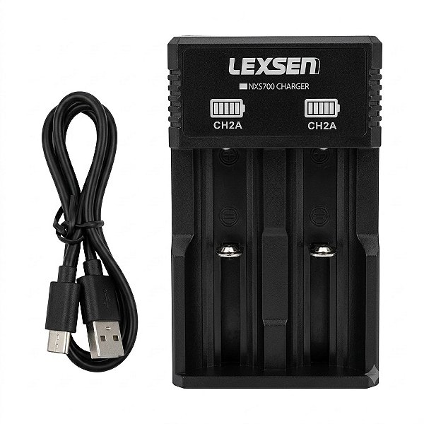 Carregador Duplo para Baterias de Lítio Lexsen NXS700