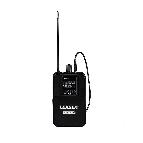 Monitor de Palco sem Fio Avulso para Fone de Ouvido Lexsen NXS-RX1