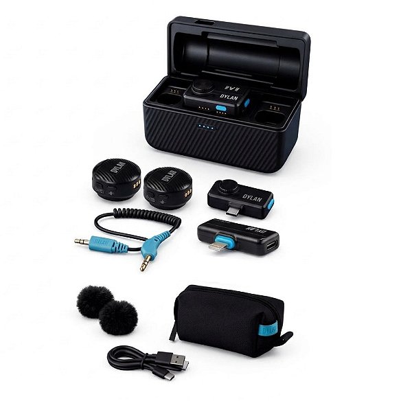 Microfone Lapela Redondo Sem Fio Dylan TM-6