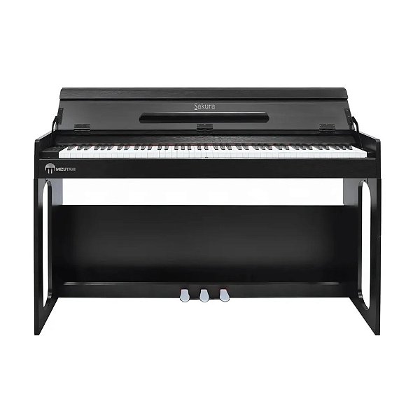 Piano de Móvel Mizutani Sakura 88 Teclas 7/8 Preto