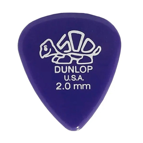 Palheta Dunlop Delrin 500 2.0Mm Roxa