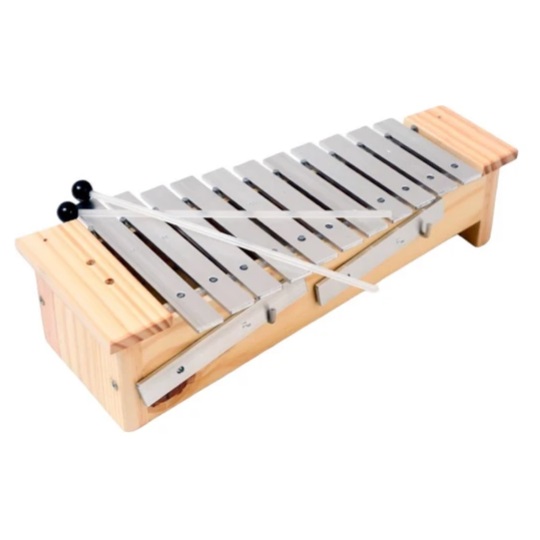 Metalofone Orff Soprano 11 Teclas em Alumínio Vibratom P2030