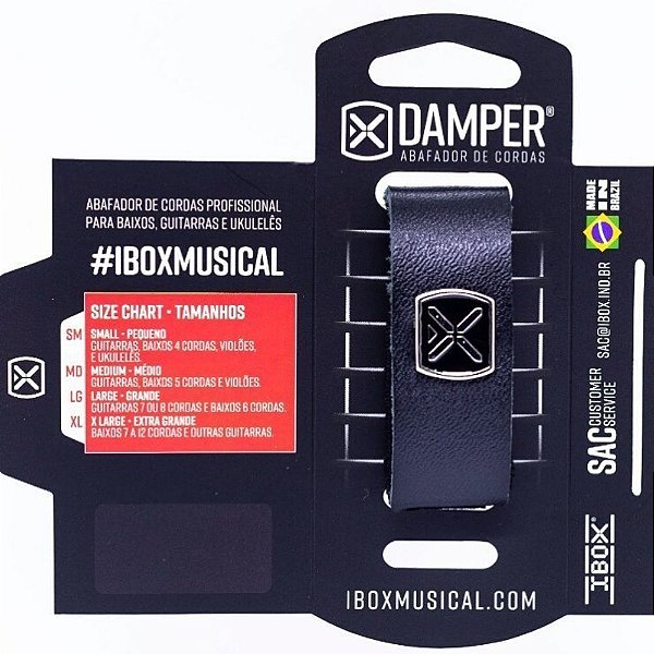 Damper Abafador de Cordas Ibox Supreme DSMD02 Medium