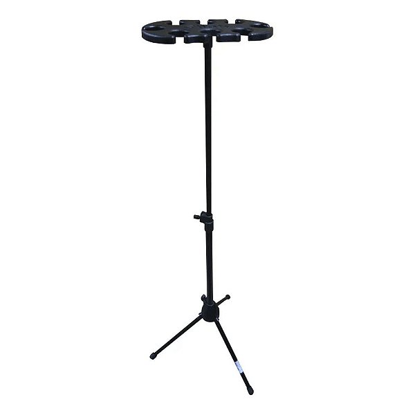 Pedestal para Descanso de 6 Microfones Saty PM-6