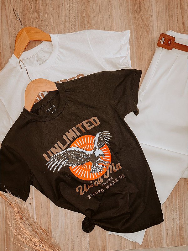 T-shirt Unlimited Union Made Águia