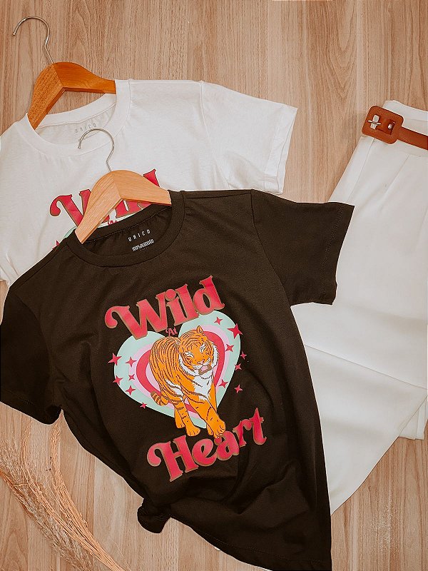 T-shirt Wild Heart Tigre