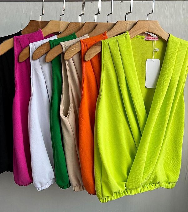 Cropped Regata com Elástico Embaixo Júlia