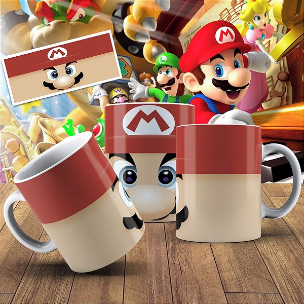 CANECA MARIO BROS