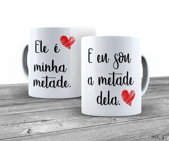 Caneca "Minha Metade"