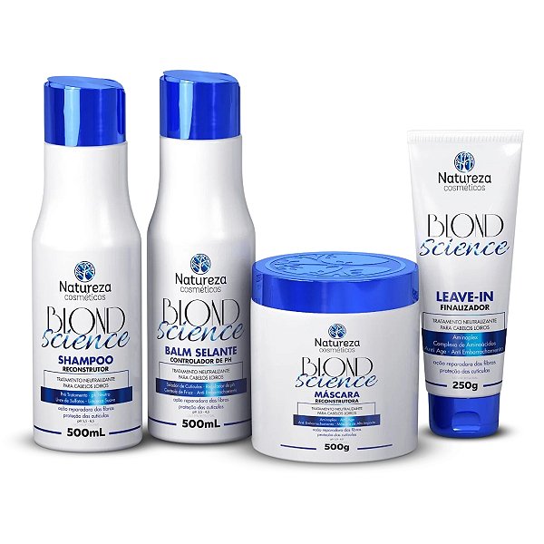 Kit Sos Das Loiras Blond Science Natureza - 4 PRODUTOS