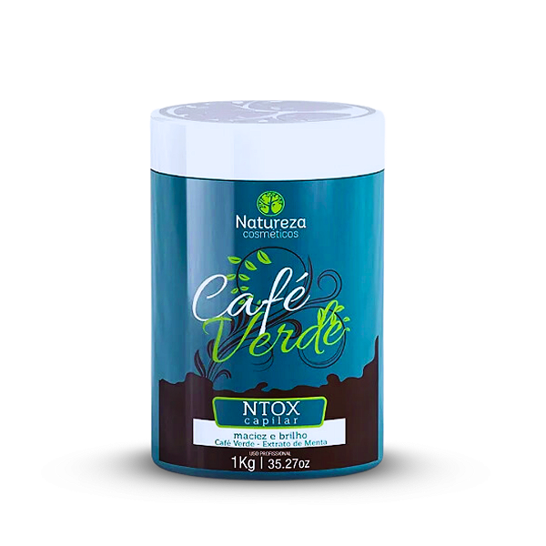 Ntox Café Verde 1kg Natureza Cosméticos - Redutor de Volume Capilar