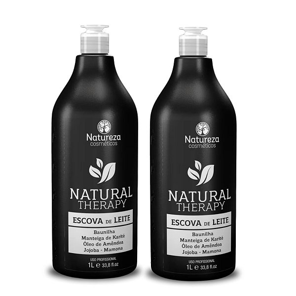 2 Escovas Progressiva De Leite Natureza Natural Therapy