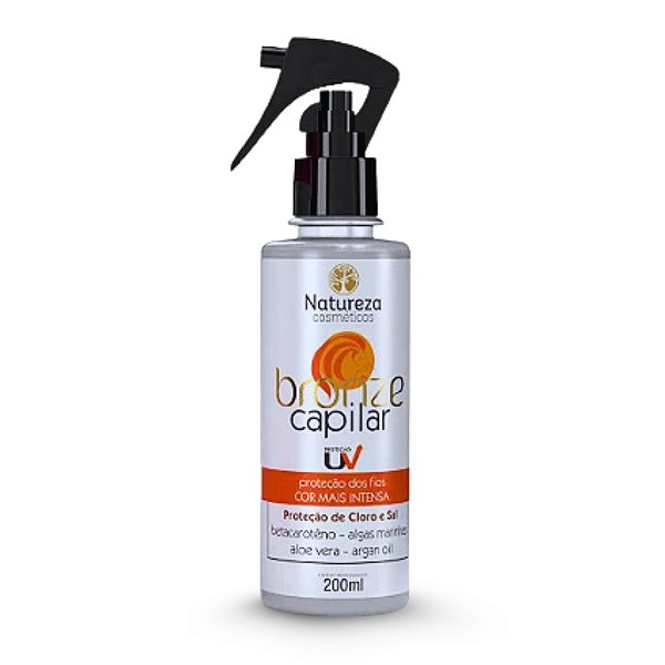 Spray Finalizador Bronze Capilar Proteção Térmica 200ml - Natureza Cosméticos