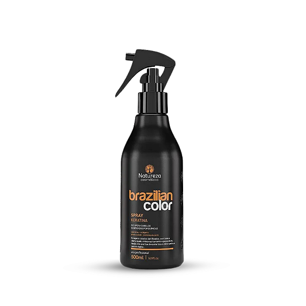 Spray Keratina Brazilian Color 500ml - Natureza Cosméticos