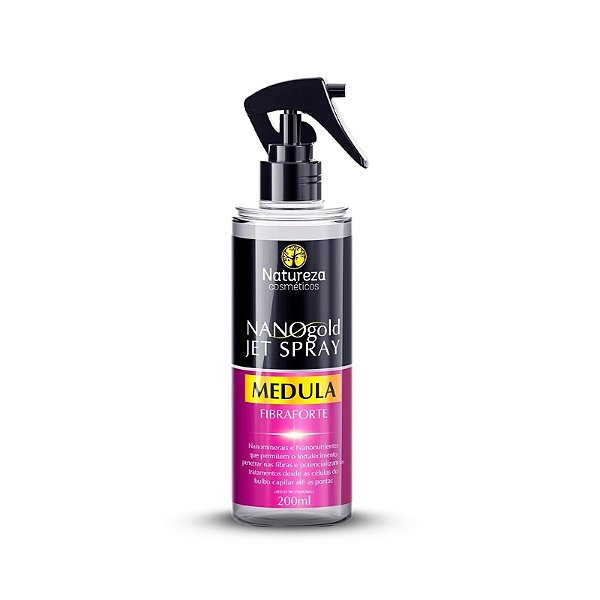 Jet Spray Nano Gold Medula Fibra Forte 200ml - Natureza