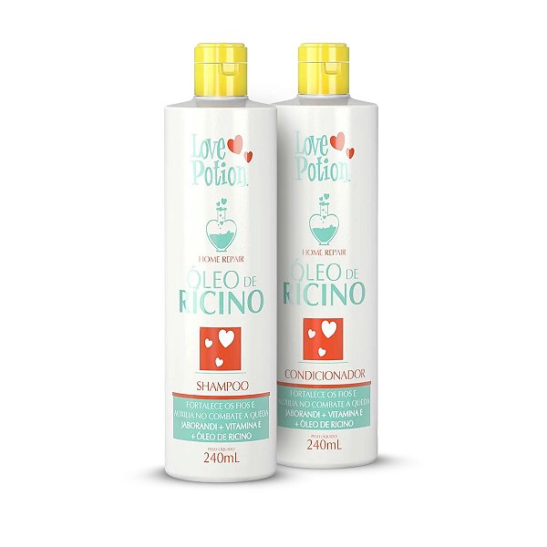 Kit Óleo de Rícino Home Repair (Shampoo + Condicionador) Love Potion