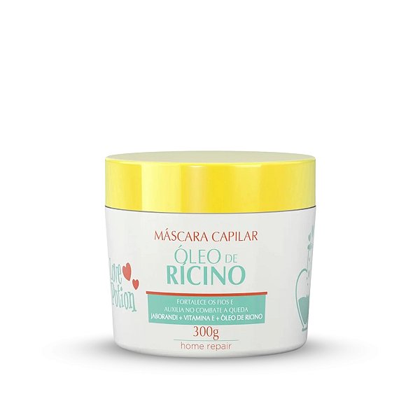 Máscara Capilar Óleo de Rícino 300g Nutrição e Fortalecimento - Love Potion