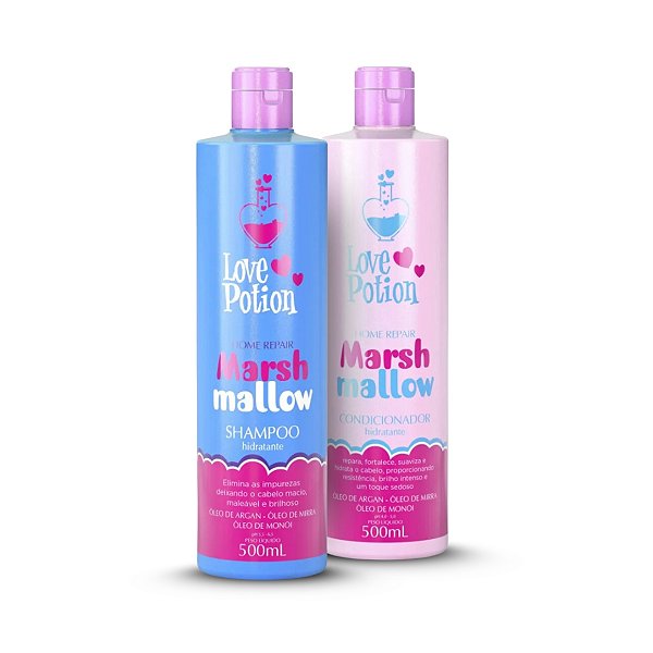 Kit Home Care Hidratação Intensa Marshmallow Love Potion - 2 PASSOS