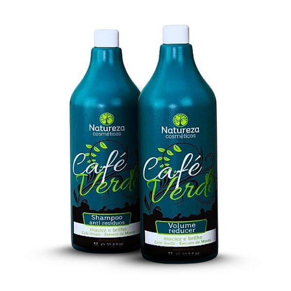 Escova Progressiva De Café Verde 1l Natureza Cosméticos