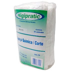 Capa Descartável Corte E Química 25 Unidades 216 Higipratic