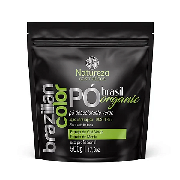 Pó Descolorante Orgânico Verde 500g - Natureza Cosméticos