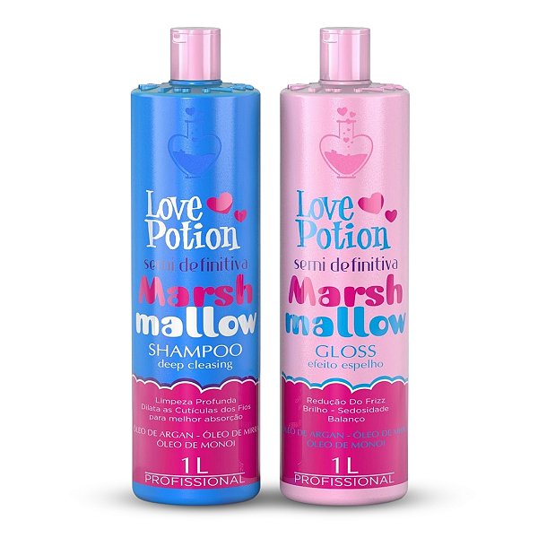 Escova Progressiva Semi Definitiva Marshmallow Love Potion