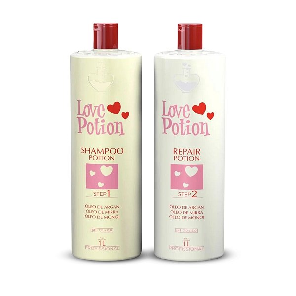 Escova Progressiva Repair Potion 2x 1 L - Love Potion