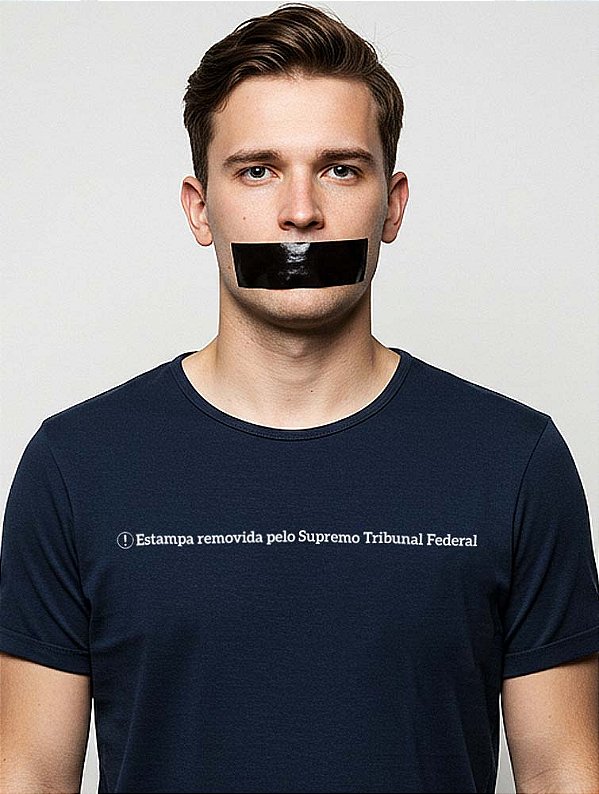 Frases: Estampa removida pelo STF - masculino