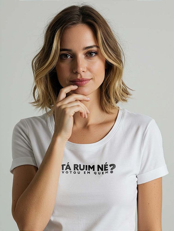 Tá ruim né? Votou em quem? - feminina