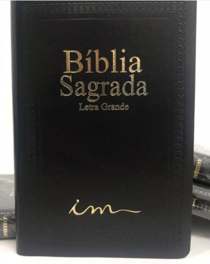 Bíblia Letra Grande Preta ICM
