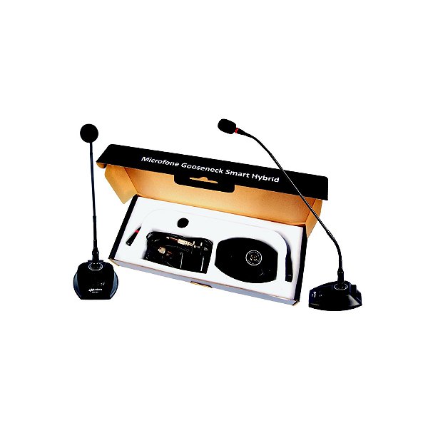 Microfone Profissional Gooseneck Smart Hybrid® Brasom - BRA 59H
