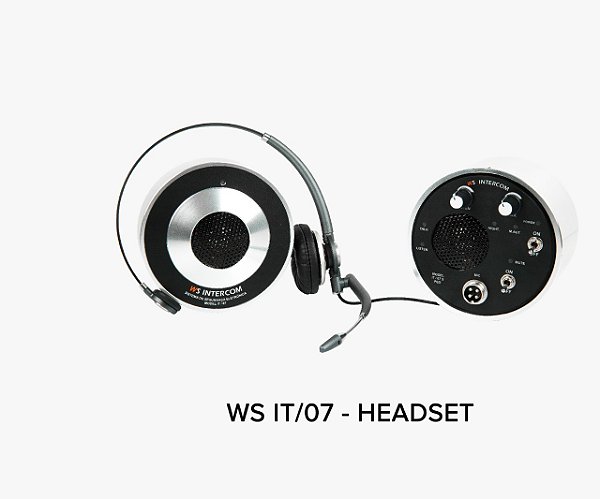 Intercomunicador WS IT/07 Silver - Headset