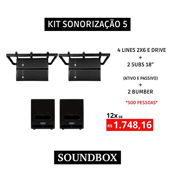 Kit Sonorização 5