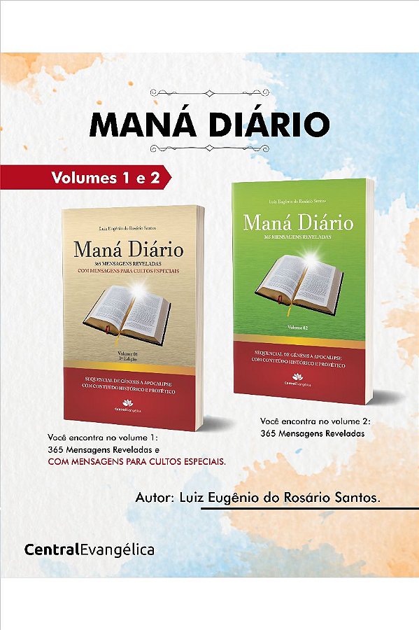 COMBO Maná Diário - VOLUMES 01  e 02