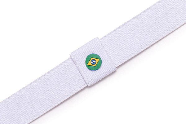 Faixa Brasil Branca - Coleção Elástica 30mm