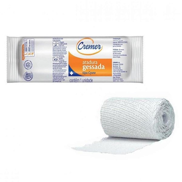 Atadura Gessada 15Cmx3M Cysne 1Un - Cremer