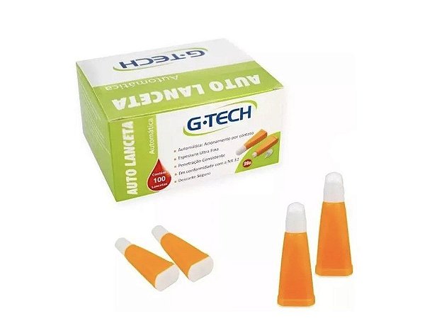 Lanceta Auto 28G Cx C/ 100 - G-Tech