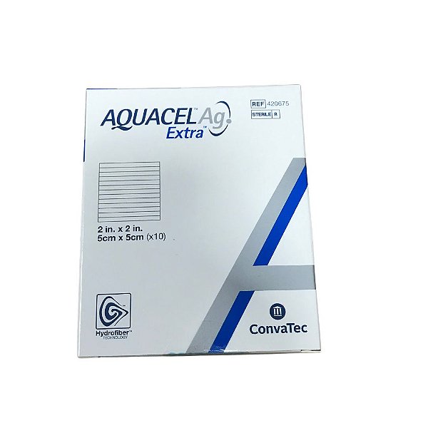 Aquacel Ag Extra 5Cmx5Cm c/10 un - Convatec