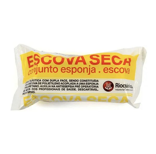 Escova Seca Para Assepsia de Mãos e Braços - Rioquímica