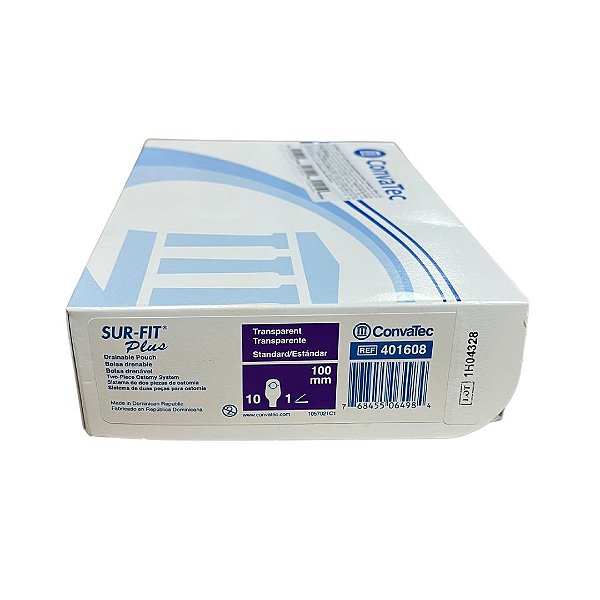 Bolsa de Colostomia Dren Transp 100 Mm Cx C/10Un - Convatec