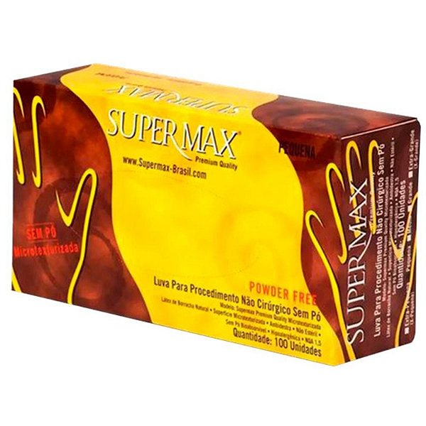 Luva G Latex Sem Po - Supermax
