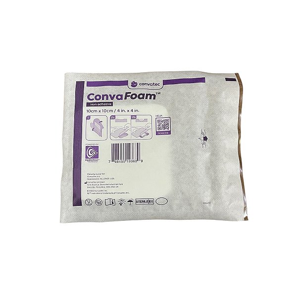 Convafoam Não Adesivo 10X10CM 1 unid - Convatec