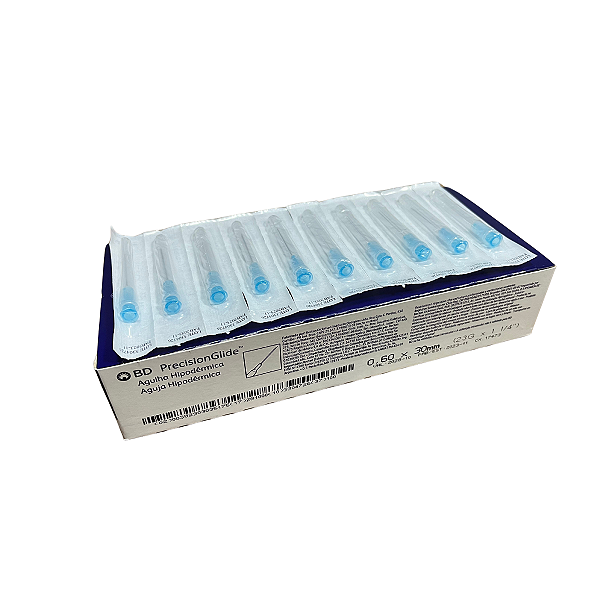 Agulha 30 X 0,60 23G 1 1/4 Azul Cx C/100 Un - Bd