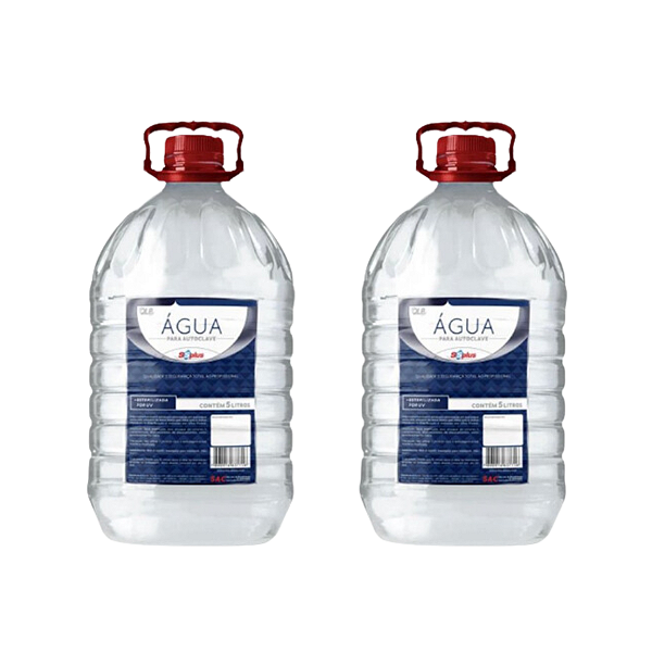AGUA PARA AUTOCLAVE DESTILADA 1 CX C/2 UNID - SSPLUS