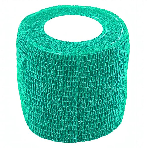 Bandagem Auto Aderente Elástica 5cm x 4,5m Verde – Bioland
