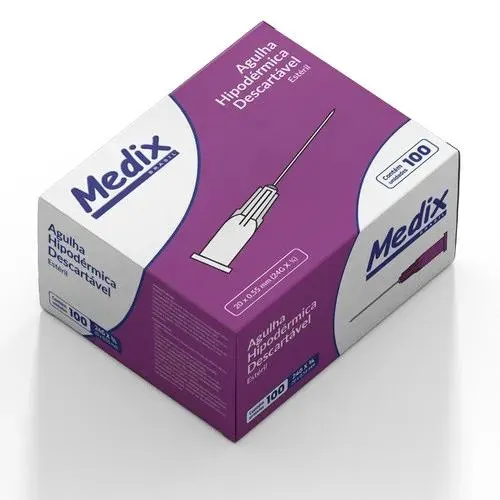 Agulha 20 X 5,5 Cx C/100 Un - Medix