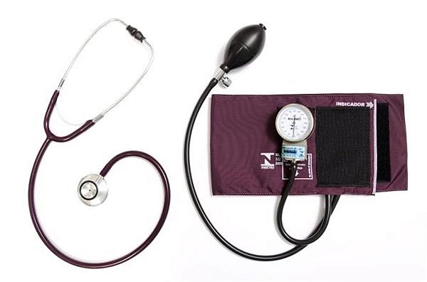Conjunto Aparelho Pressao Adulto Nylon Fecho Vel Bordo - Pamed