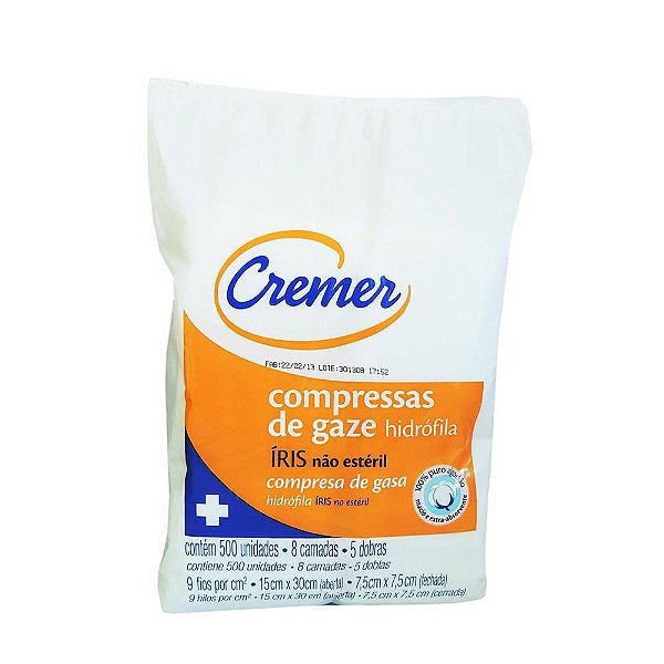 Compressa 09 Fios C/500 Un Iris - Cremer