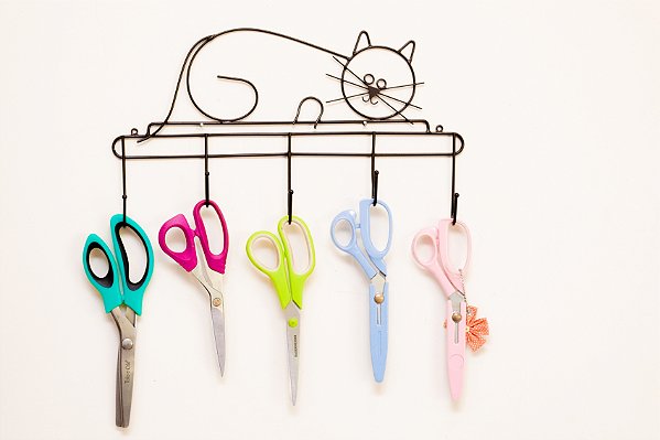 Suporte para tesouras Gatinho